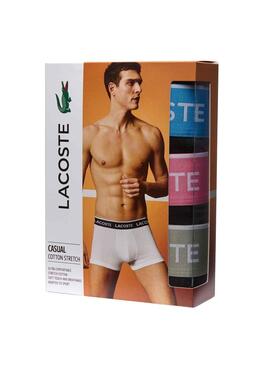 Slip Lacoste Casual Noire pour Homme