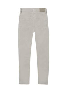 Pantalon Mayoral Slim Fit Basique Gris pour Garçon