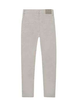 Pantalon Mayoral Slim Fit Basique Gris pour Garçon