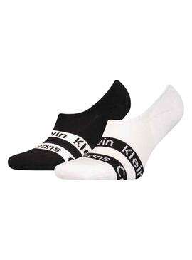 Chaussettes Calvin Klein Footie High Noire Homme