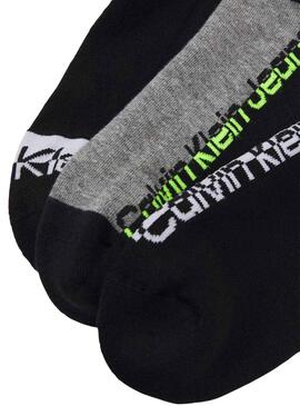 Chaussettes Calvin Klein Sneak Noire pour Homme