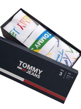 Chaussettes Tommy Jeans Thuni Blanc Homme et Femme