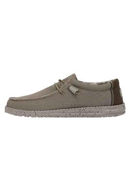 Baskets Hey Dude Wally Sox Brun pour Homme