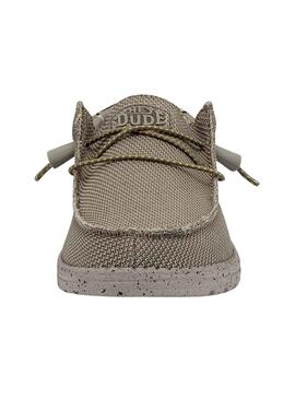 Baskets Hey Dude Wally Sox Brun pour Homme