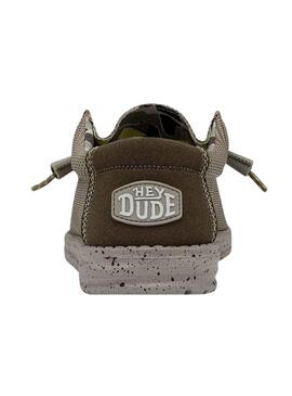 Baskets Hey Dude Wally Sox Brun pour Homme