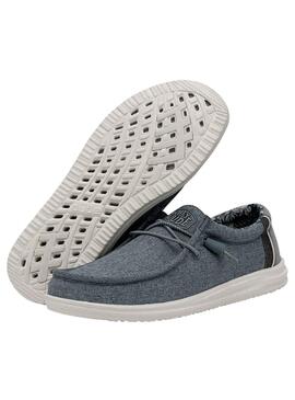 Baskets Hey Dude Wally H2O Gris pour Homme
