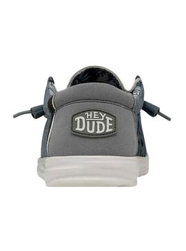 Baskets Hey Dude Wally H2O Gris pour Homme