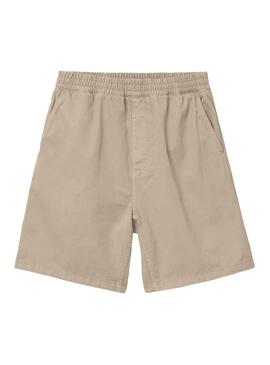 Bermudas Carhartt Flint Beige pour Homme