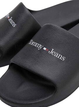 Flip flops Tommy Jeans Basic Noire pour Homme