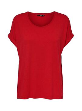 T-Shirt Only Moster Rouge Femme