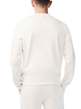 Sweat Lacoste Netflix Sex Education Blanc