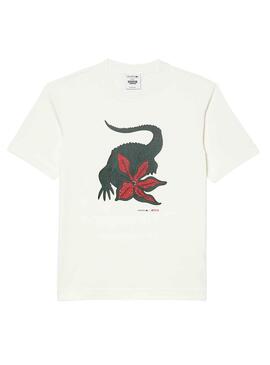 T-Shirt Lacoste Netflix Stranger Things Beige