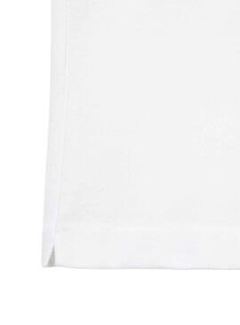 Polo Lacoste Netflix Bridgerton Blanc pour Homme