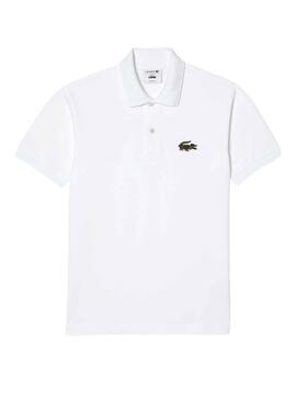 Polo Lacoste Netflix Lupin Blanc pour Homme