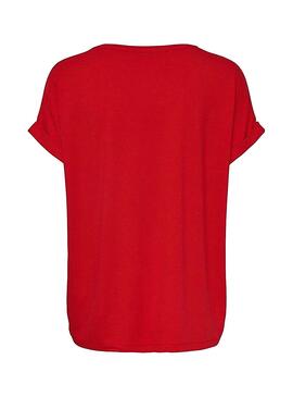 T-Shirt Only Moster Rouge Femme