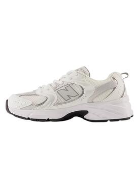 Baskets New Balance 530 Blanc pour Garçon et Fille