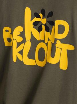 T-Shirt Klout Rudbeckia Kaki pour Femme et Homme