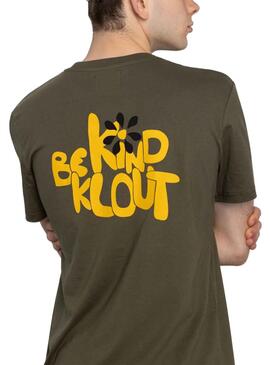 T-Shirt Klout Rudbeckia Kaki pour Femme et Homme