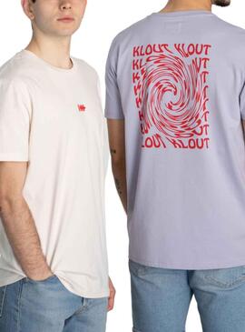 T-Shirt Klout Tornado Lila pour Femme et Homme