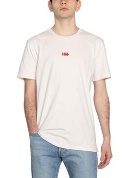 T-Shirt Klout Tornado Blanc Vintage et Rouge