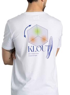T-Shirt Klout Aesthetic Blanc Homme et Femme
