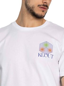 T-Shirt Klout Aesthetic Blanc Homme et Femme
