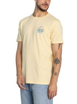 T-Shirt Klout No Plastic Jaune