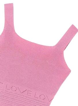 Set Mayoral Tricot Rose pour Fille