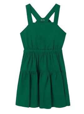 Robe Mayoral Lino Esmeralda Vert pour Fille