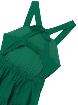 Robe Mayoral Lino Esmeralda Vert pour Fille
