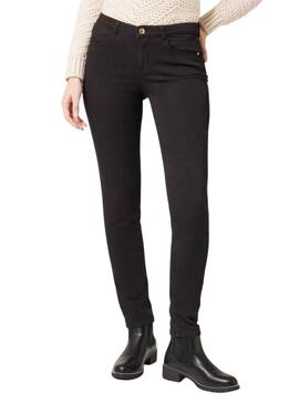 Pantalon Naf Naf Stretch Noire pour Femme