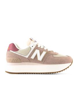 Baskets New Balance WL574 Rose pour Femme