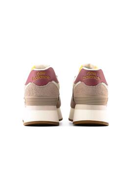 Baskets New Balance WL574 Rose pour Femme