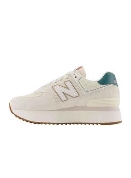 Baskets New Balance WL574 Beige pour Femme