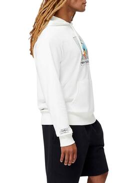 Sweat New Balance Art Blanc pour Homme