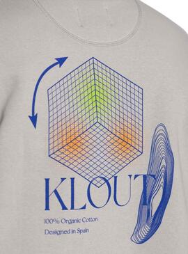 Sweat Klout Aesthetic Gris pour Homme et Femme