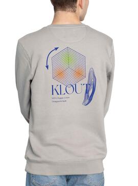 Sweat Klout Aesthetic Gris pour Homme et Femme