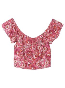 Top Mayoral Printed Rose pour Fille