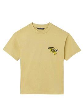 T-Shirt Mayoral Palm Island Jaune pour Garçon