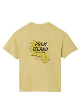 T-Shirt Mayoral Palm Island Jaune pour Garçon