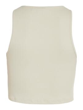 Top Vila Felia Beige pour Femme