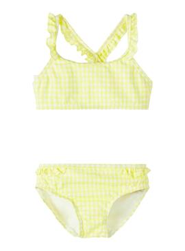 Bikini Name It Ziline Box Jaune pour Fille