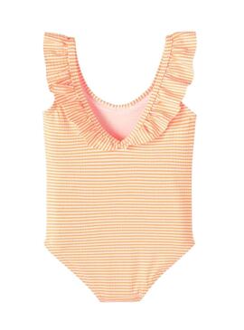 Slip de bain Name It Maillot de bain Ziline Orange pour Fille