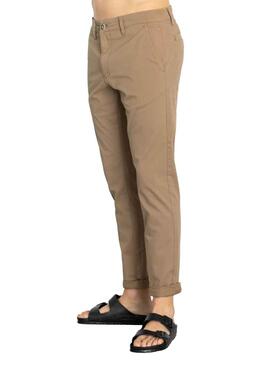 Pantalon Chino Klout Marron pour Homme