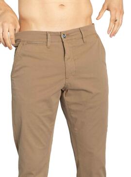 Pantalon Chino Klout Marron pour Homme