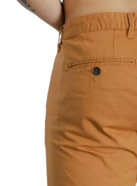 Bermuda Klout Chino Basica Ocre pour Homme