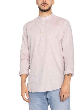 Chemise Klout Lino Beige pour Homme