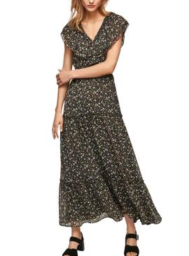 Robe Pepe Jeans Aroa Fleurs pour Femme