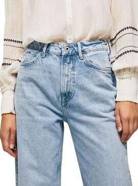 Pantalon Jeans Pepe Jeans Lexa Sky Bleu Femme