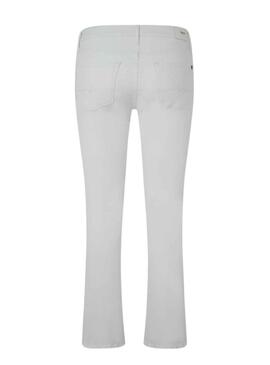 Pantalon Jeans Pepe Jeans Grâce Blanc Femme